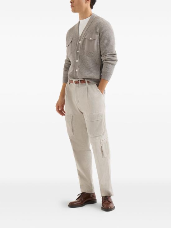26FW 브루넬로 쿠치넬리 코튼 저지 크루넥 티셔츠 M0B138440 CJB65 Off white - BRUNELLO CUCINELLI
