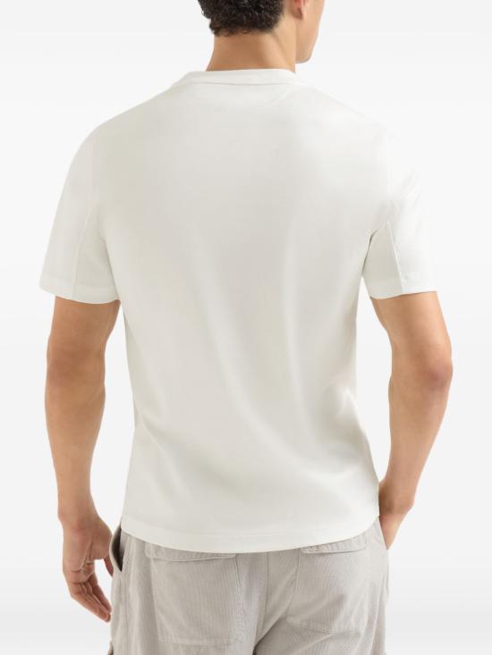 26FW 브루넬로 쿠치넬리 코튼 저지 크루넥 티셔츠 M0B138440 CJB65 Off white - BRUNELLO CUCINELLI