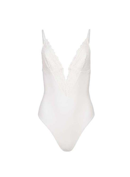  플뢰르 뒤 말 바디수트 티셔츠 Fleur Du Mal Charlotte 레이스 3웨이 바디수트 - FLEUR DU MAL