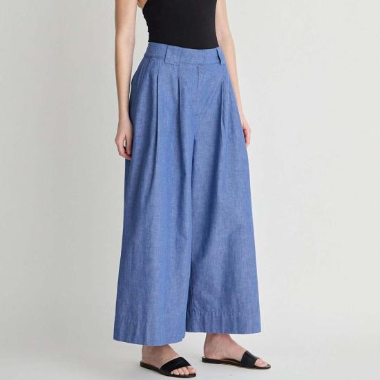  어피스 어파트 팔라초 팬츠 Apiece Apart Elan Midrise Palazzo Pant - APIECE APART