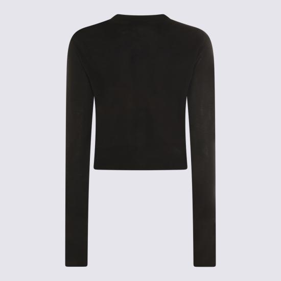 26FW 비비안웨스트우드 베아 크롭드 가디건 1803002U Y005EN401 Black - VIVIENNE WESTWOOD