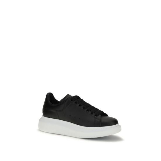  알렉산더 맥퀸 스니커즈 송아지 가죽 보스 타우러스 플랫폼  블랙 - ALEXANDER MCQUEEN