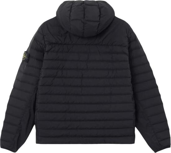 26FW 스톤 아일랜드 코트 STONEISLANDL2S154100107S0183V0029SEAMLESSTUNNELNYLONDOWNTCJACKETBLACK - STONE ISLAND
