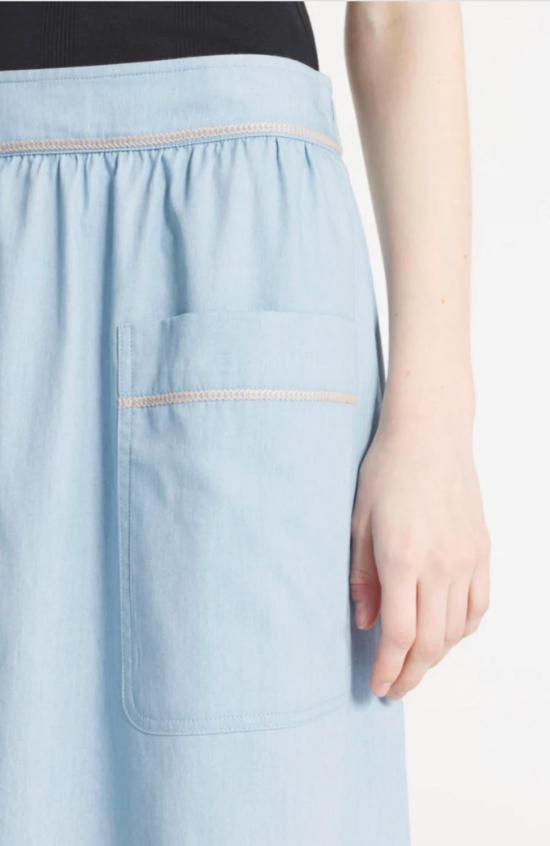  르몽생미셸 롱 스커트 르 몽 생 미셸 쥐스타 플리츠 - LE MONT ST MICHEL