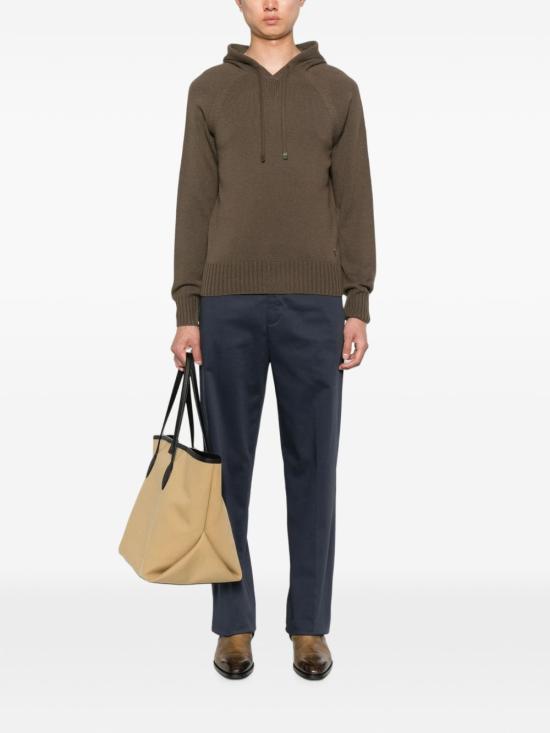 26FW 톰포드 후드 티셔츠 KOL003 YMK069TAL KAKI - TOMFORD