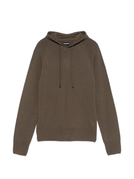 26FW 톰포드 후드 티셔츠 KOL003 YMK069TAL KAKI - TOMFORD