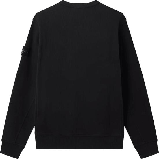 26FW 스톤 아일랜드 스웨터 STONEISLANDL2S156100017S0472V0029ORGANICCOTTONINTERLOCKSWEATERBLACK - STONE ISLAND