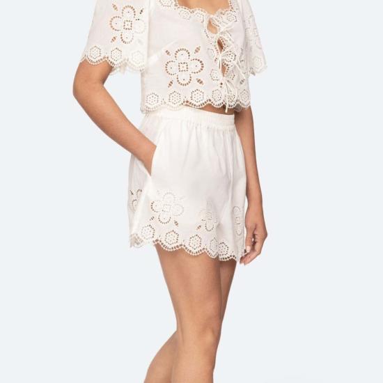  씨뉴욕 숏팬츠 Sea Ny Babette Eyelet Shorts - SEA NY