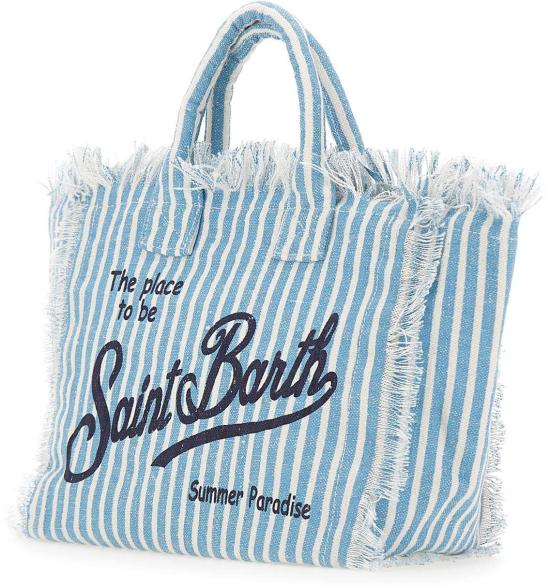 26SS 세인트바쓰 토트백 COL001800398L LICHTBLUE - MC2 SAINT BARTH