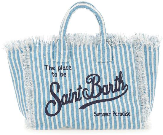 26SS 세인트바쓰 토트백 COL001800398L LICHTBLUE - MC2 SAINT BARTH