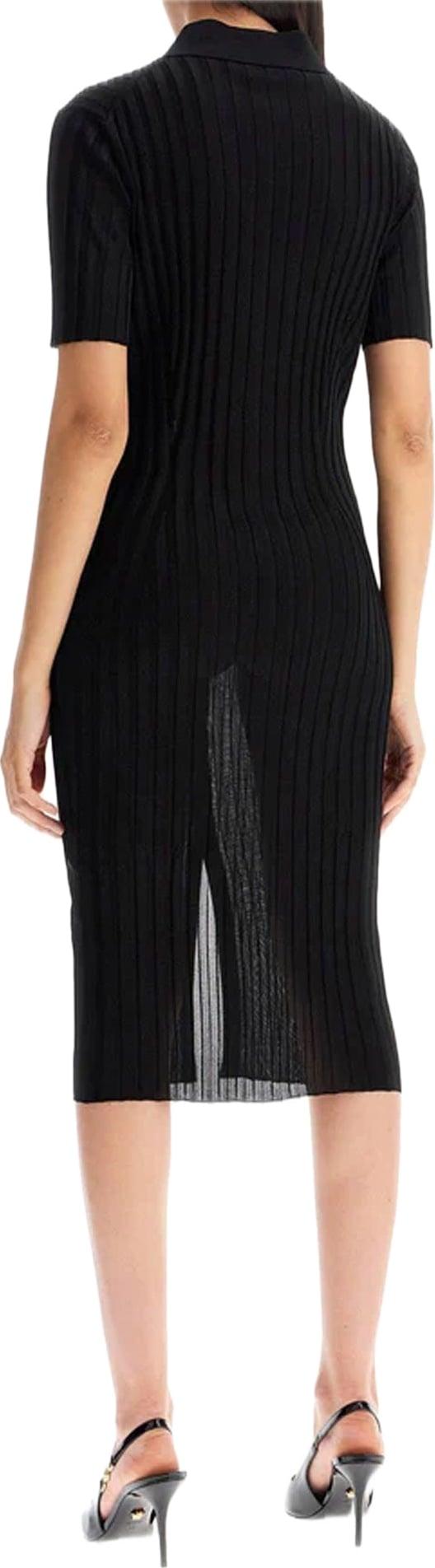  베르사체 미디 원피스 10154551A110581B000 BLACK - VERSACE