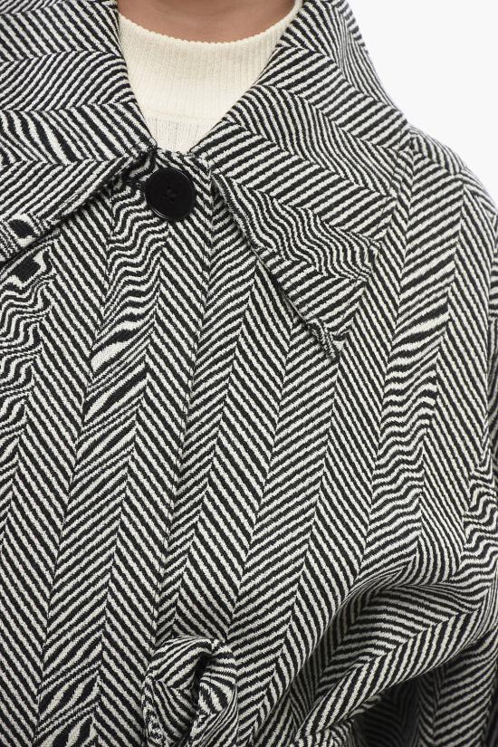  스텔라 맥카트니 코트 6600033AU7041065 Black White - STELLA MCCARTNEY