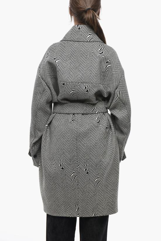  스텔라 맥카트니 코트 6600033AU7041065 Black White - STELLA MCCARTNEY