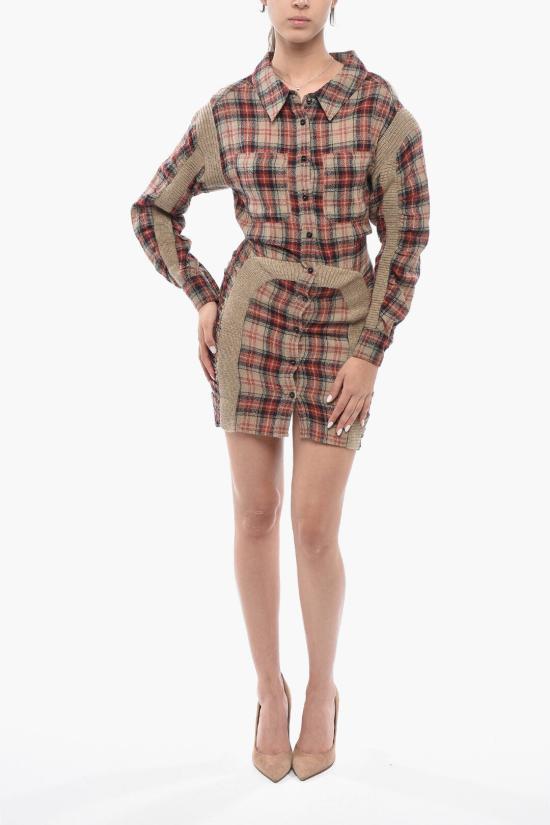  스텔라 맥카트니 숏 원피스 603890SSA508500 Beige Rosso