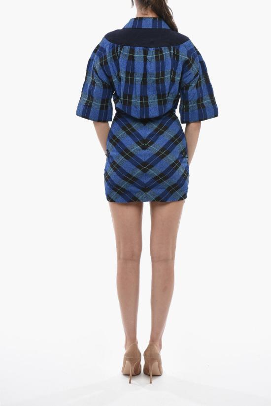  스텔라 맥카트니 숏 원피스 603889SSA518525 Blu Nero - STELLA MCCARTNEY