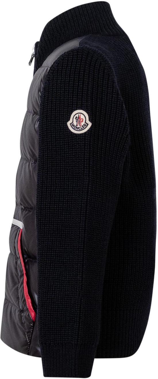 26FW [키즈] 몽클레어 가디건 L29519B00001M1131742 BLACK - MONCLER