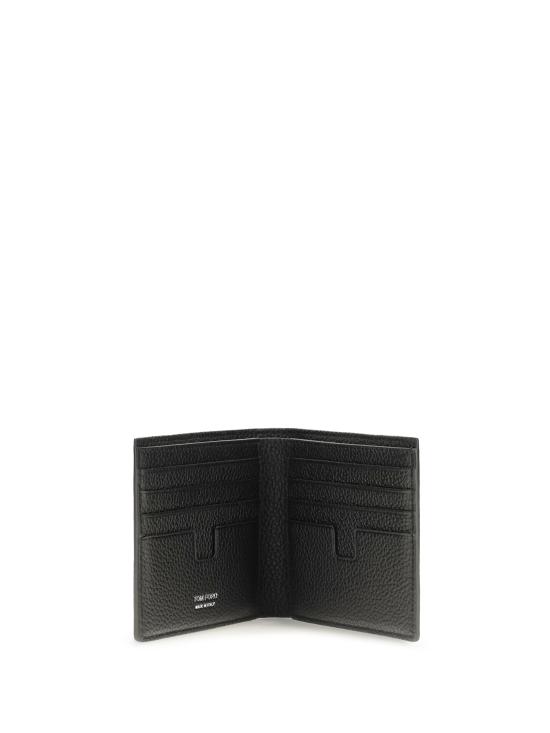 26FW 톰포드 그레인 가죽 클래식 바이폴드 지갑 Y0228LCL158S NAA BLACK - TOMFORD