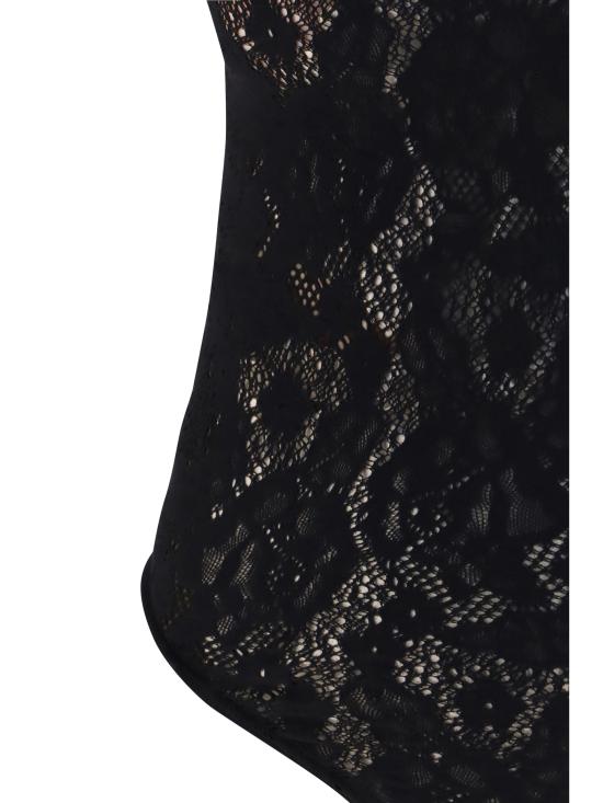 26FW 월포드 바디수트 티셔츠 79349 7005 BLACK - WOLFORD