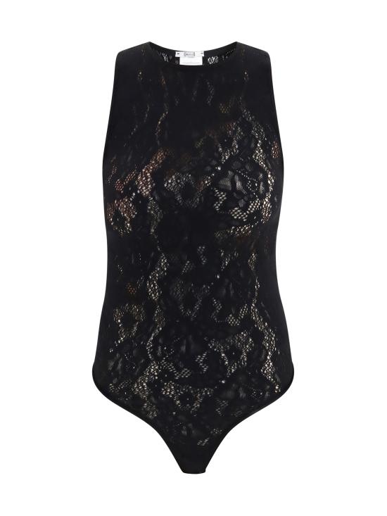 26FW 월포드 바디수트 티셔츠 79349 7005 BLACK