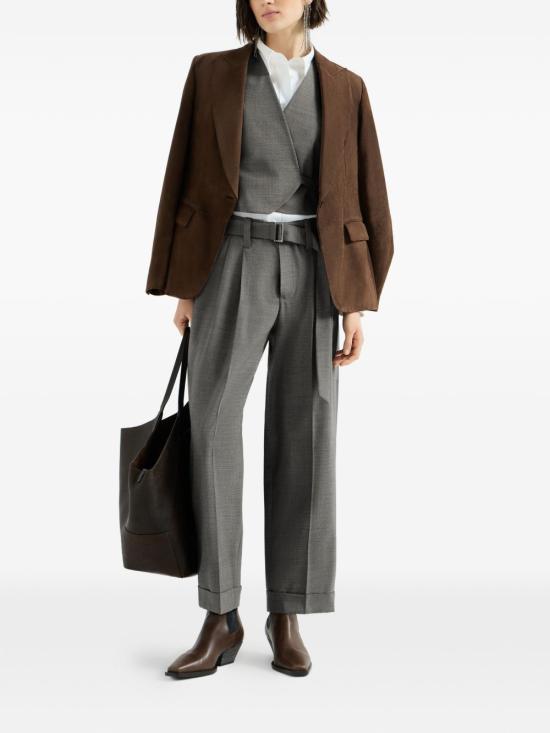 26FW 브루넬로 쿠치넬리 수트 팬츠 M0W07P8995 C010 Grigio - BRUNELLO CUCINELLI
