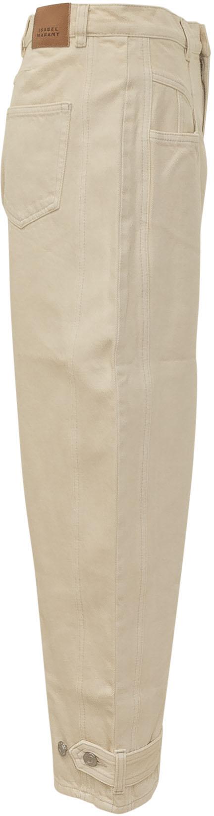 26FW 이자벨마랑 스트레이트 팬츠 26APA0779FAD3H01I90BE BEIGE - ISABEL MARANT