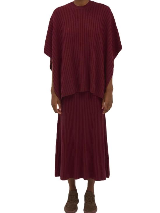 26FW 가브리엘라허스트 긴팔 티셔츠 4269924A004BDX Bordeaux - GABRIELA HEARST