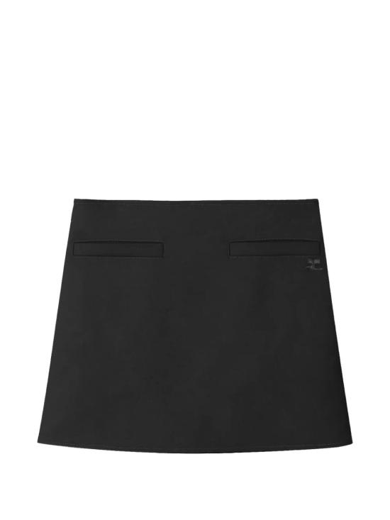 26FW 쿠레쥬 숏 스커트 326CJU400PL01709999 Black