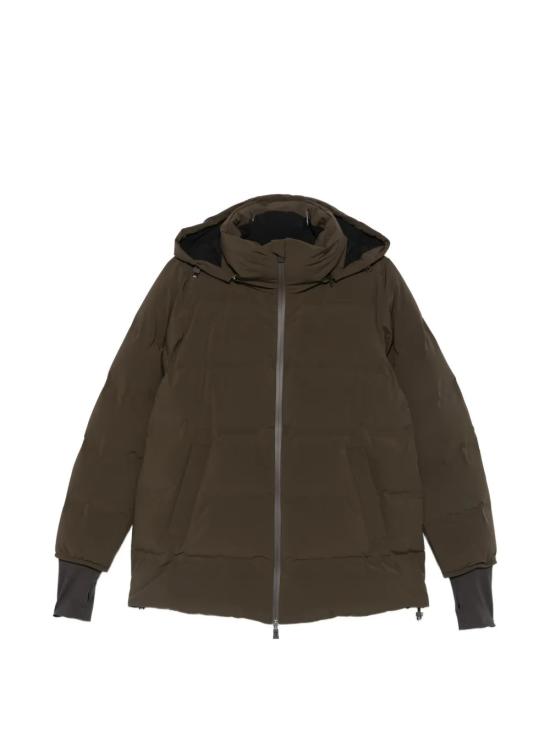 26FW 에르노 4 디렉션 스트레치 매트 패브릿 A-셰이프 재킷 4 디렉션 스트레치 매트 패브릿 A-셰이프 재킷 PI002226D 12590SZ8815 Brown