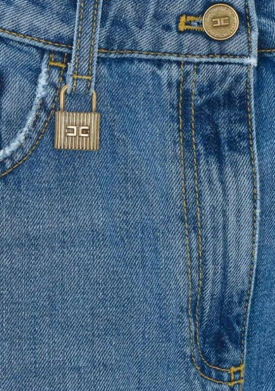 26FW 엘리자베타프랜치 데님 팬츠 7616457 BLUE - ELISABETTA FRANCHI