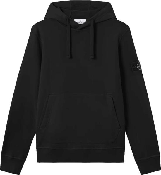 26FW 스톤 아일랜드 후드 티셔츠 STONEISLANDL2S156100062S0051V0029ORGANICCOTTONFLEECEHOODIEBLACK