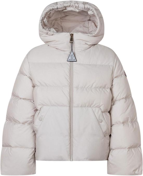 26FW [키즈] 몽클레어 자켓 L29541A0003353A5E203 WHITE