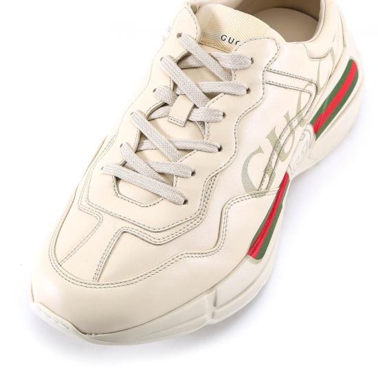 26FW 구찌 롸이톤 레더 스니커즈 500877 DRW009522 - GUCCI
