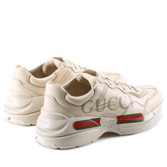 26FW 구찌 롸이톤 레더 스니커즈 500877 DRW009522 - GUCCI