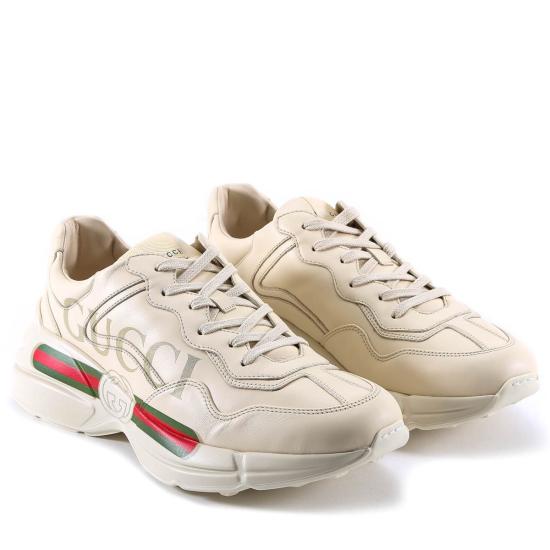 26FW 구찌 롸이톤 레더 스니커즈 500877 DRW009522 - GUCCI