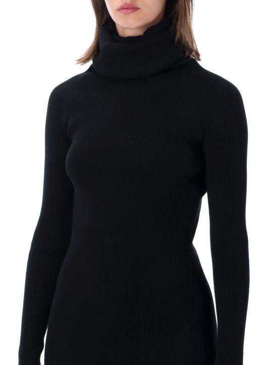 26FW 릭 오웬스 미디 원피스 RP02F5661RIBVI 09 Nero - RICK OWENS