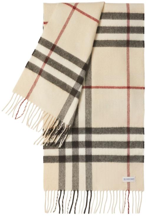 26FW 버버리 체크 캐시미어 스카프 8077884 A1450 Beige