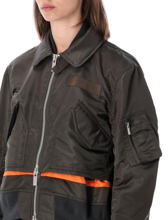 26FW 사카이 봄버 자켓 2608582 531 D KHAKI - SACAI