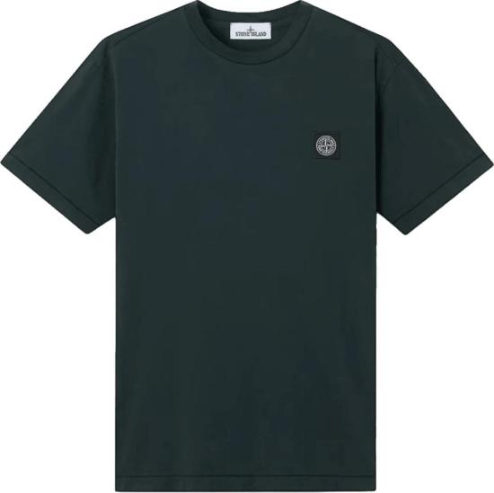 26FW 스톤 아일랜드 반팔 티셔츠 STONEISLANDL2S152100027S0013V005S602COTTONJERSEYTSHIRTDARKGREEN DONKERGREEN