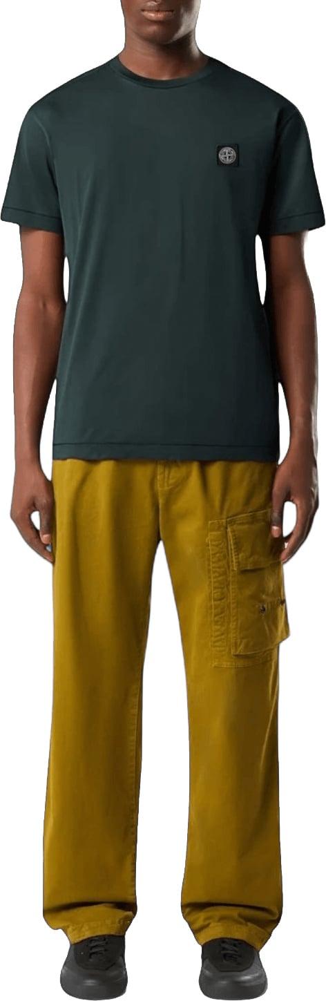 26FW 스톤 아일랜드 반팔 티셔츠 STONEISLANDL2S152100027S0013V005S602COTTONJERSEYTSHIRTDARKGREEN DONKERGREEN - STONE ISLAND