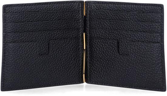 26FW 톰포드 그레인 레더 머니 클립 Y0231LCL158GNAA BLACK - TOMFORD