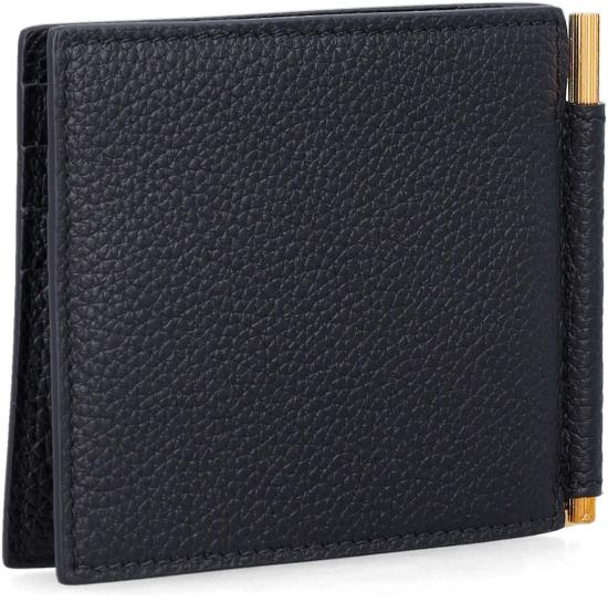26FW 톰포드 그레인 레더 머니 클립 Y0231LCL158GNAA BLACK - TOMFORD