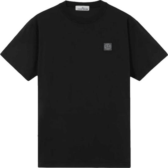 26FW 스톤 아일랜드 반팔 티셔츠 STONEISLANDL2S152100026S0057V0029ORGANICCOTTONJERSEYFISSATOEFFECTTSHIRTBLACK