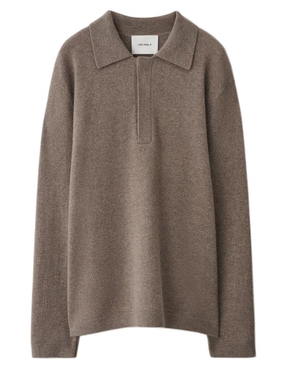 26FW 리사 양 폴로 티셔츠 3024013 TL Marrone
