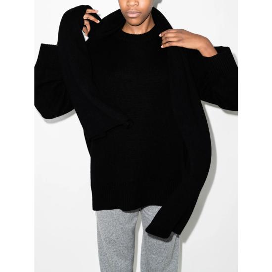 26FW 리사 양 스웨터 202154 BL BLACK - LISA YANG