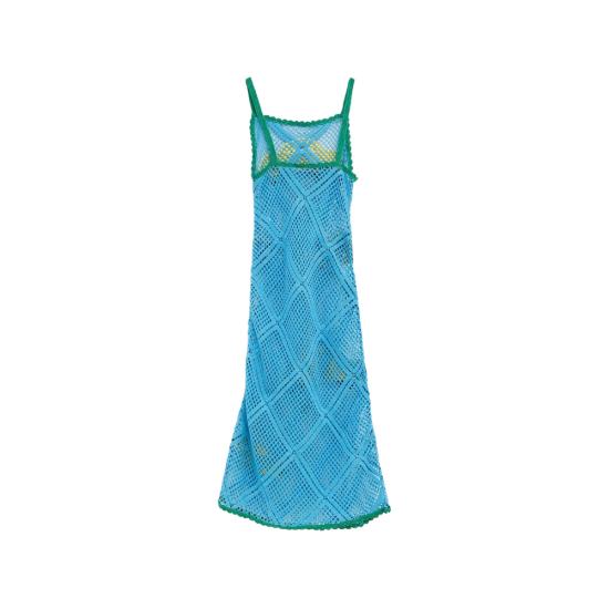 26FW JW앤더슨 미디 원피스 KW1581 YN0537 830 BLUE - JW ANDERSON