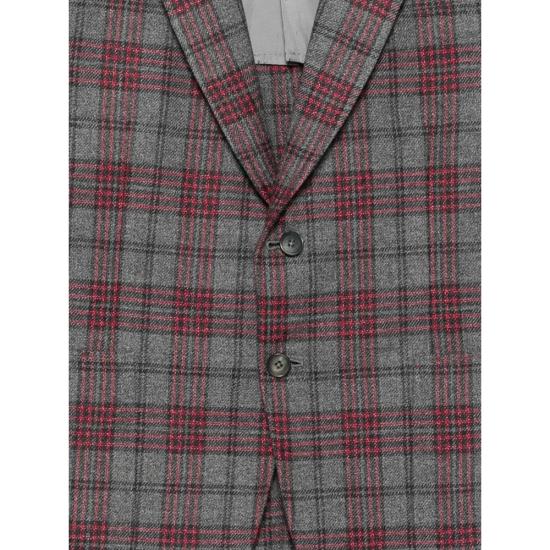 26FW 이사이아 수트 자켓 2119A C21GSI 940 GREY RED - ISAIA