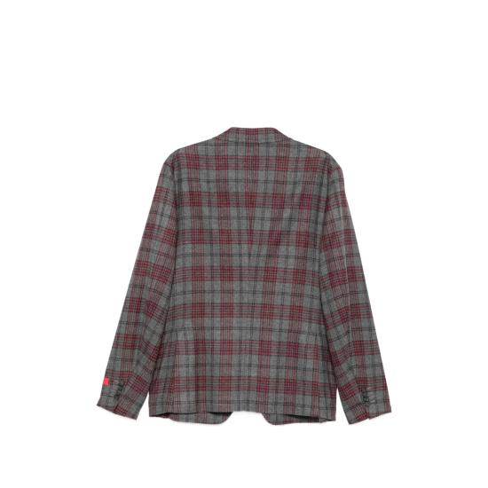 26FW 이사이아 수트 자켓 2119A C21GSI 940 GREY RED - ISAIA
