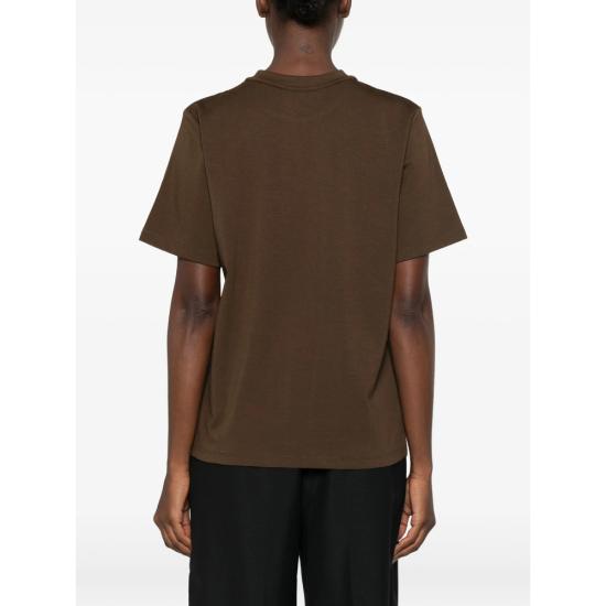 26FW 엘레 반팔 티셔츠 EFW260244 MORO BROWN - ELEH