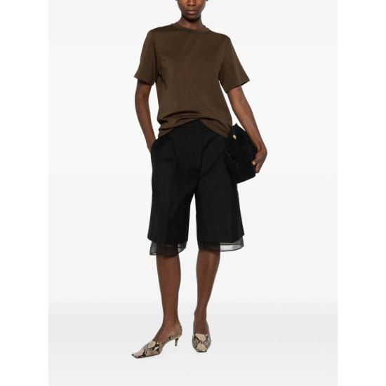 26FW 엘레 반팔 티셔츠 EFW260244 MORO BROWN - ELEH