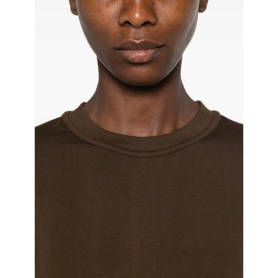 26FW 엘레 반팔 티셔츠 EFW260244 MORO BROWN - ELEH